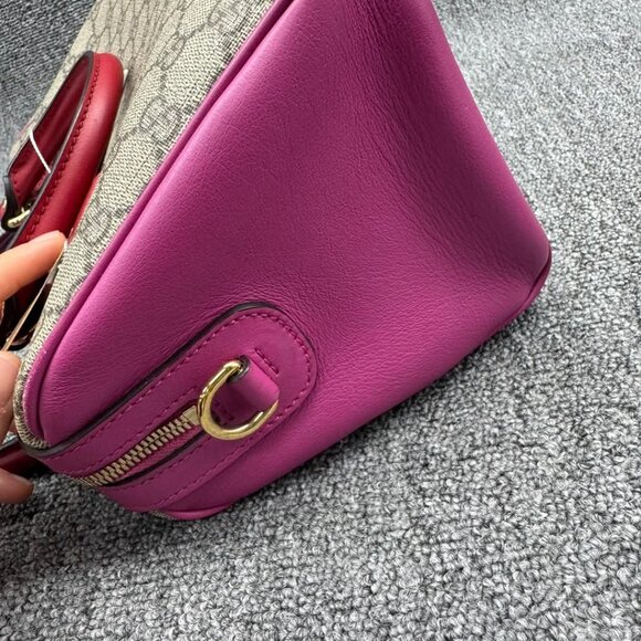 GUCCI Boston Canvas Satchel 585-032225 - Picture 5 of 15